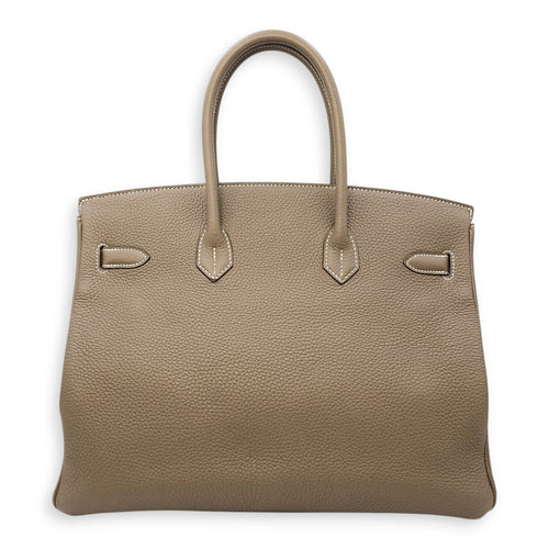 Birkin 35 Etoupe in Togo, Gold hardware