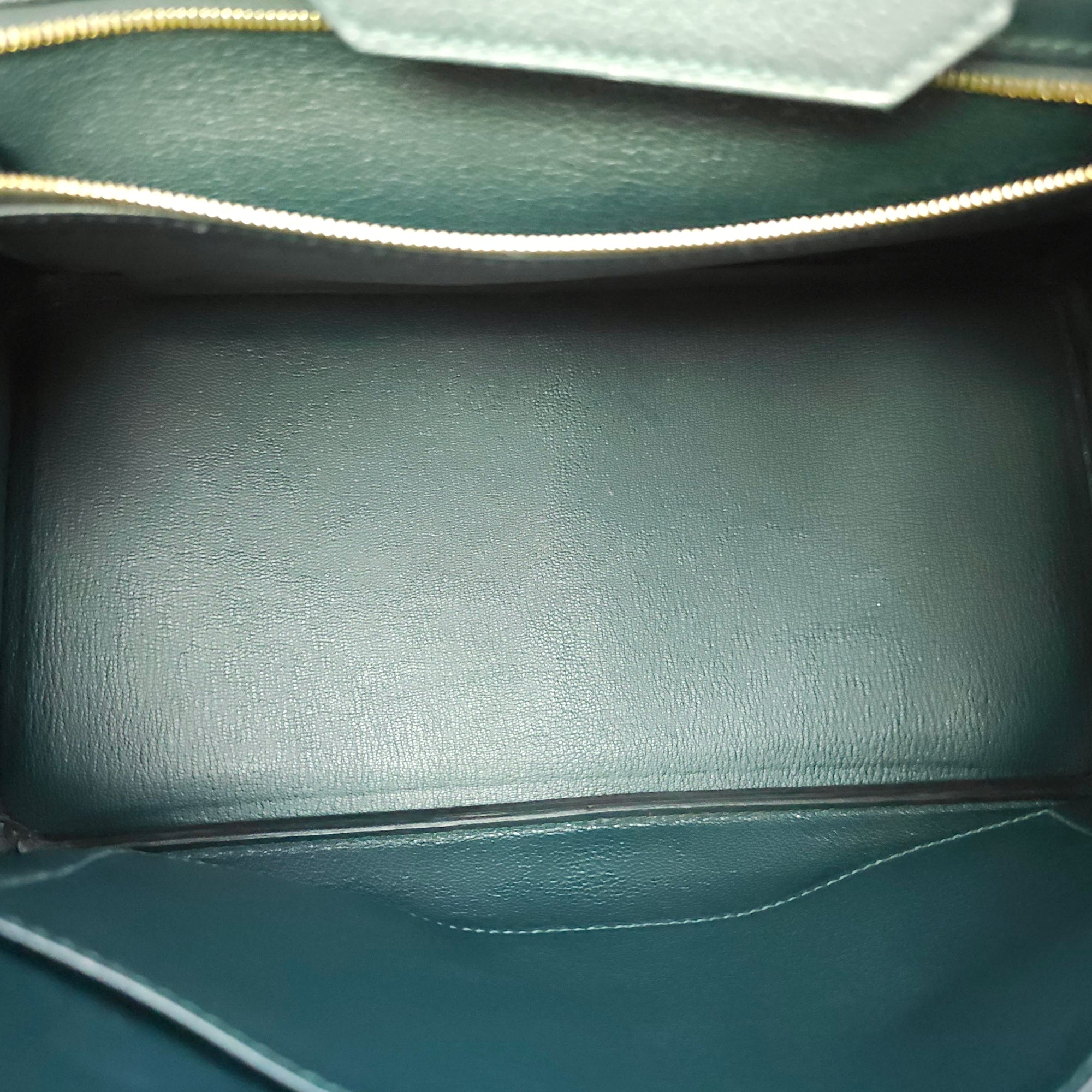 Birkin 30 Vert Cypres in Novillo, Gold hardware
