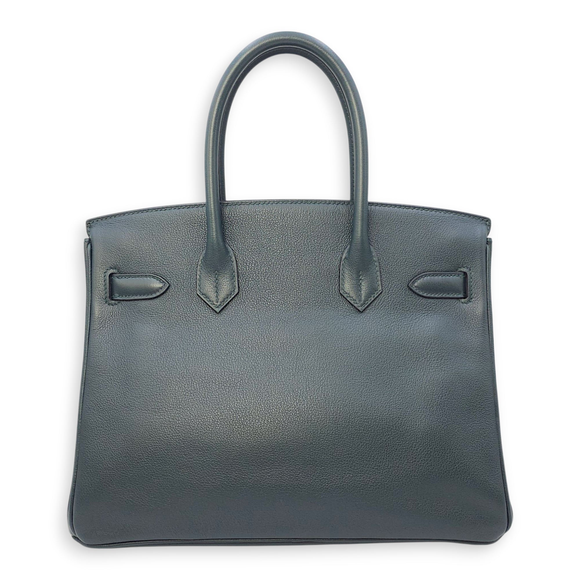 Birkin 30 Vert Cypres in Novillo, Gold hardware