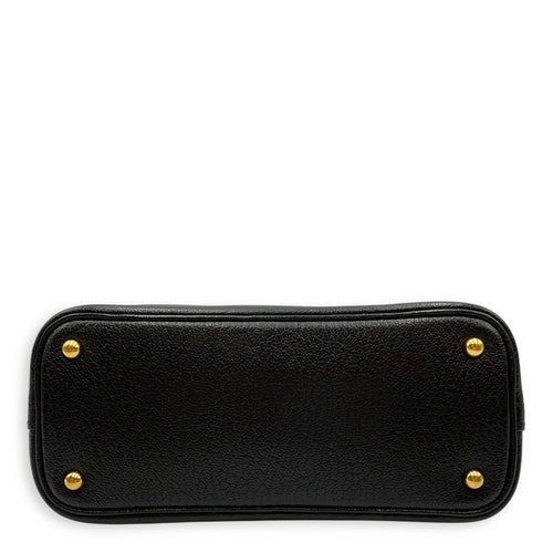 Bolide 1923 Mini Black in Chevre Mysore, Gold hardware