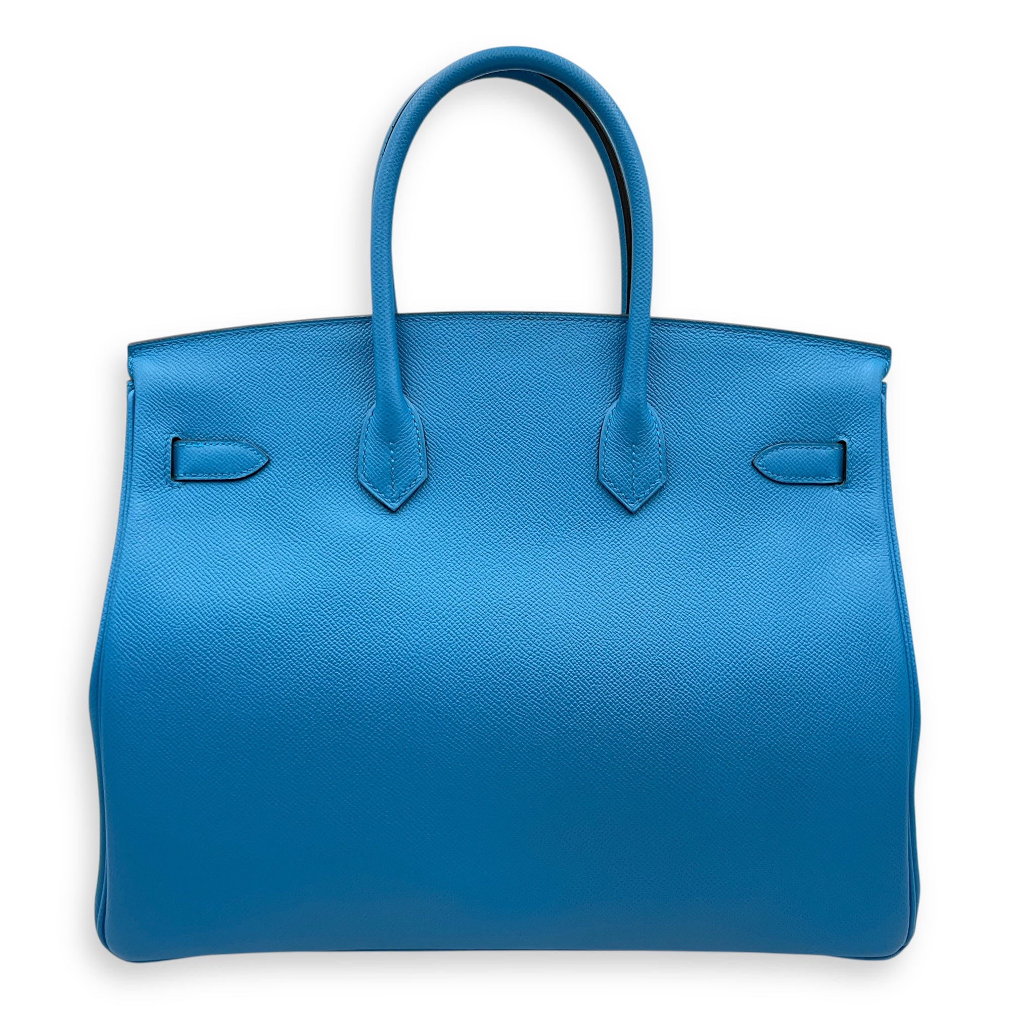 Birkin 35 Blue Zanzibar in Epsom, Palladium hardware