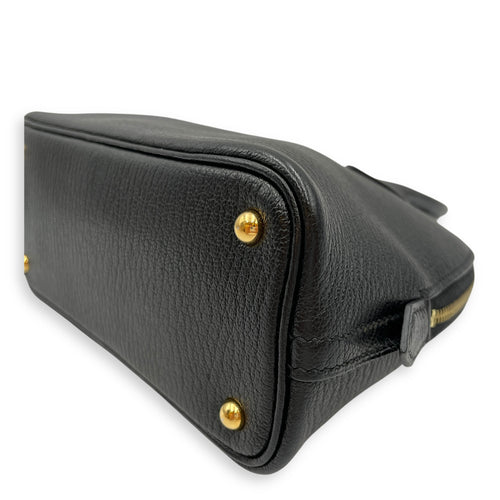 Bolide 1923 Mini Black in Chevre Mysore, Gold hardware