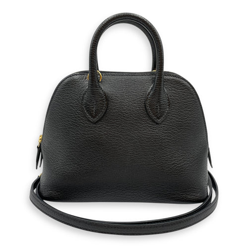 Bolide 1923 Mini Black in Chevre Mysore, Gold hardware