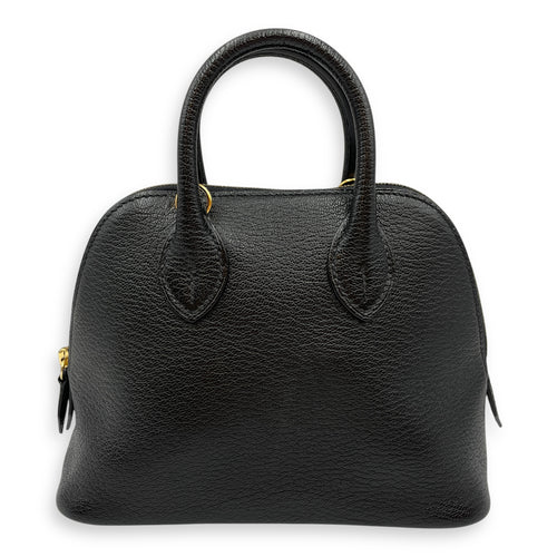 Bolide 1923 Mini Black in Chevre Mysore, Gold hardware