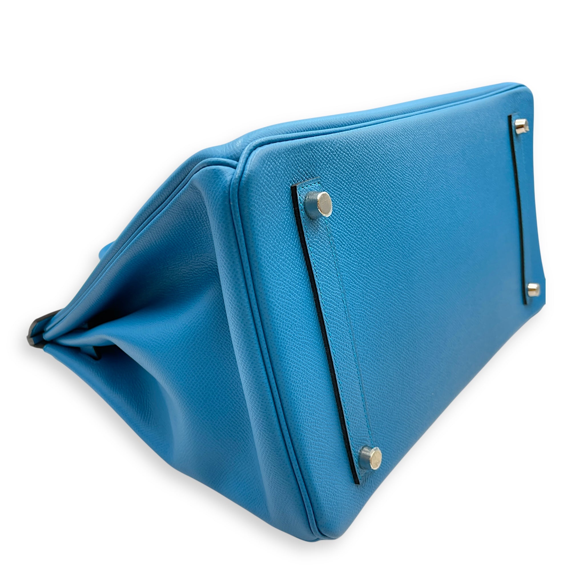 Birkin 35 Blue Zanzibar in Epsom, Palladium hardware