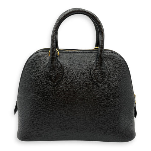 Bolide 1923 Mini Black in Chevre Mysore, Gold hardware