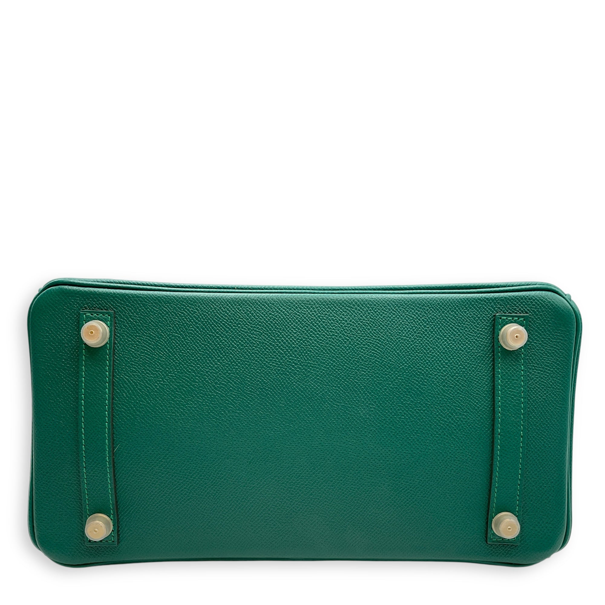 Birkin 30 Malachite in Epsom, Gold hardware