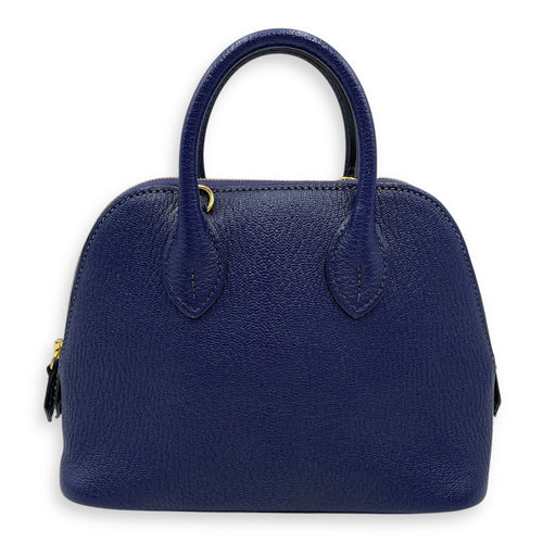 Bolide 1923 Mini Blue Encre  in Chevre Mysore Gold hardware CL2510-16120 1
