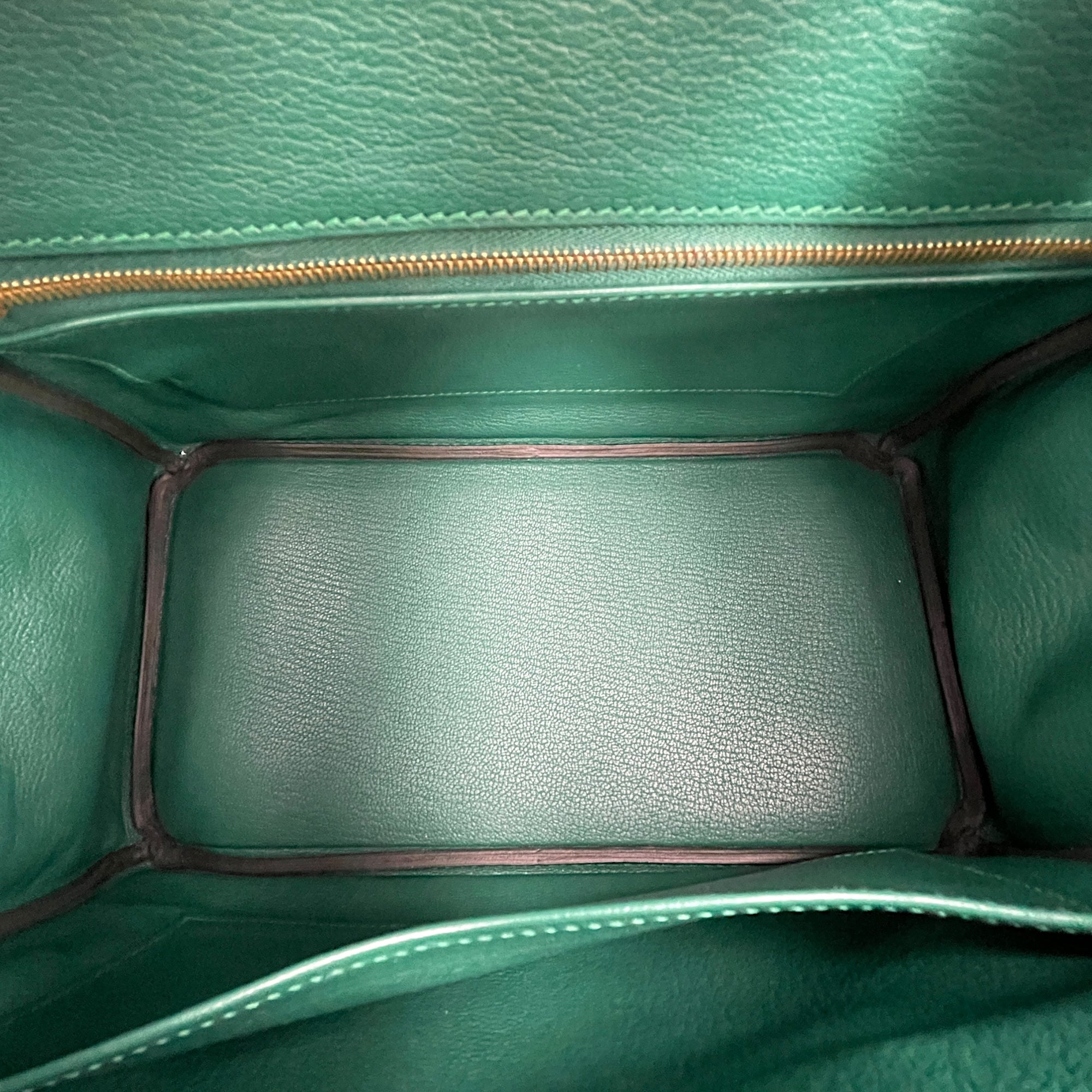 Birkin 30 Malachite in Epsom, Gold hardware