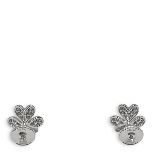 Frivole Mini Model Earrings in White Gold