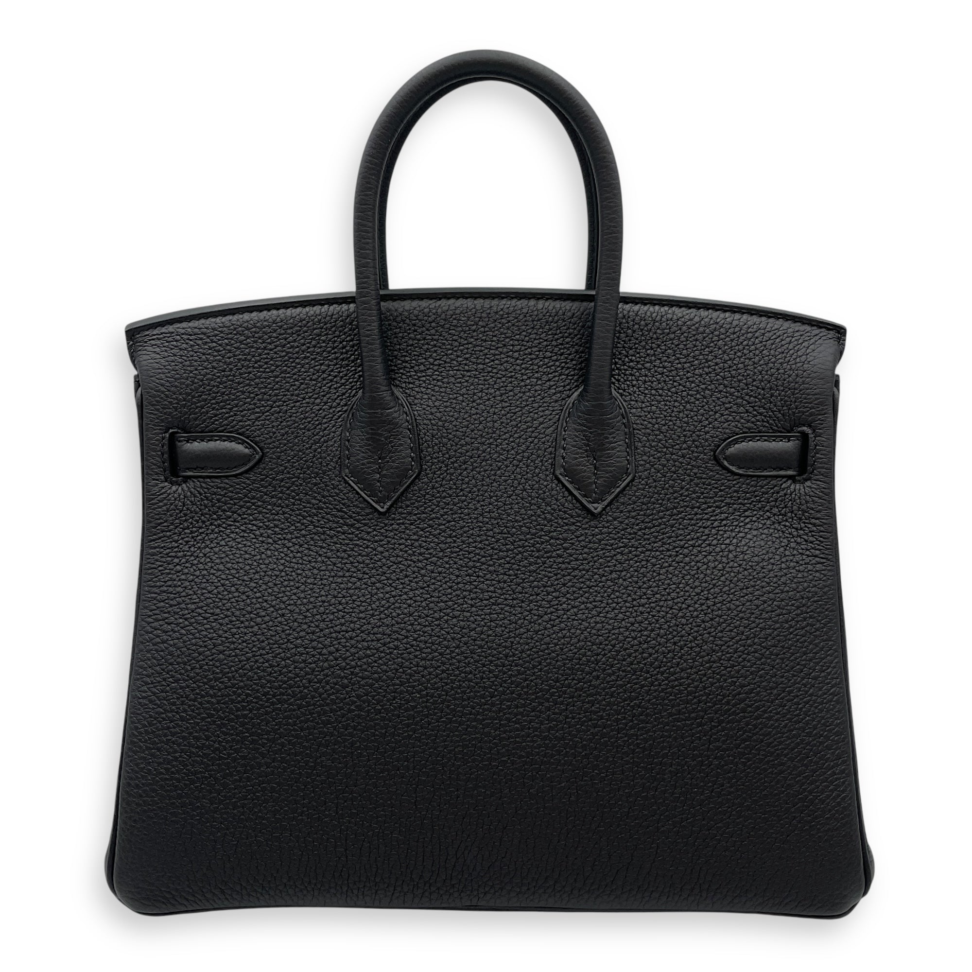 Birkin 25 Black in Togo, Permabrass hardware