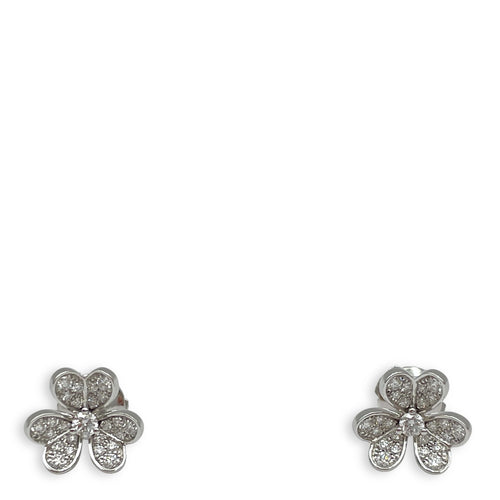 Frivole Mini Model Earrings in White Gold