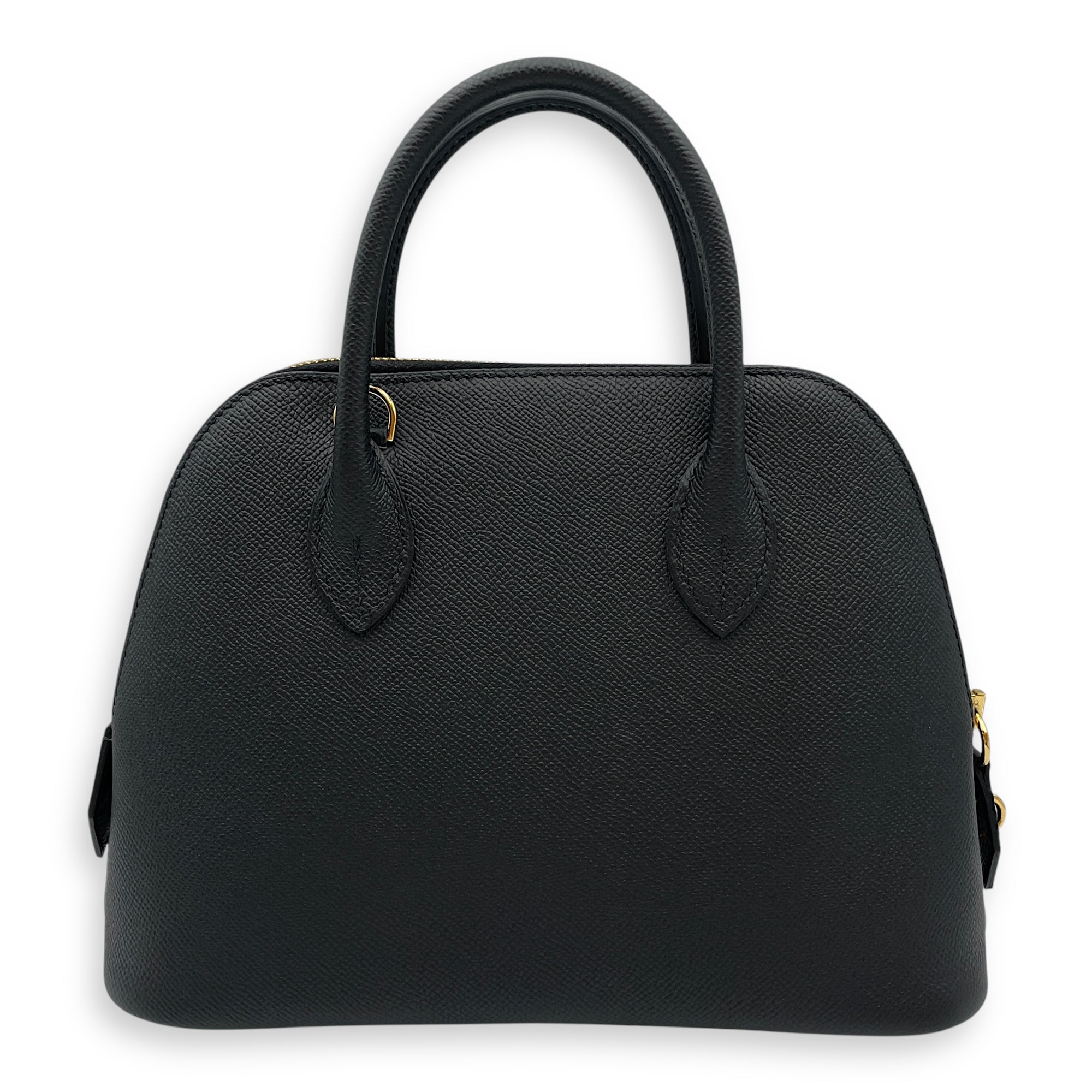Bolide 25 Black in Epsom, Gold hardware