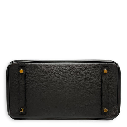 Birkin 30 Black in Epsom, Gold hardware