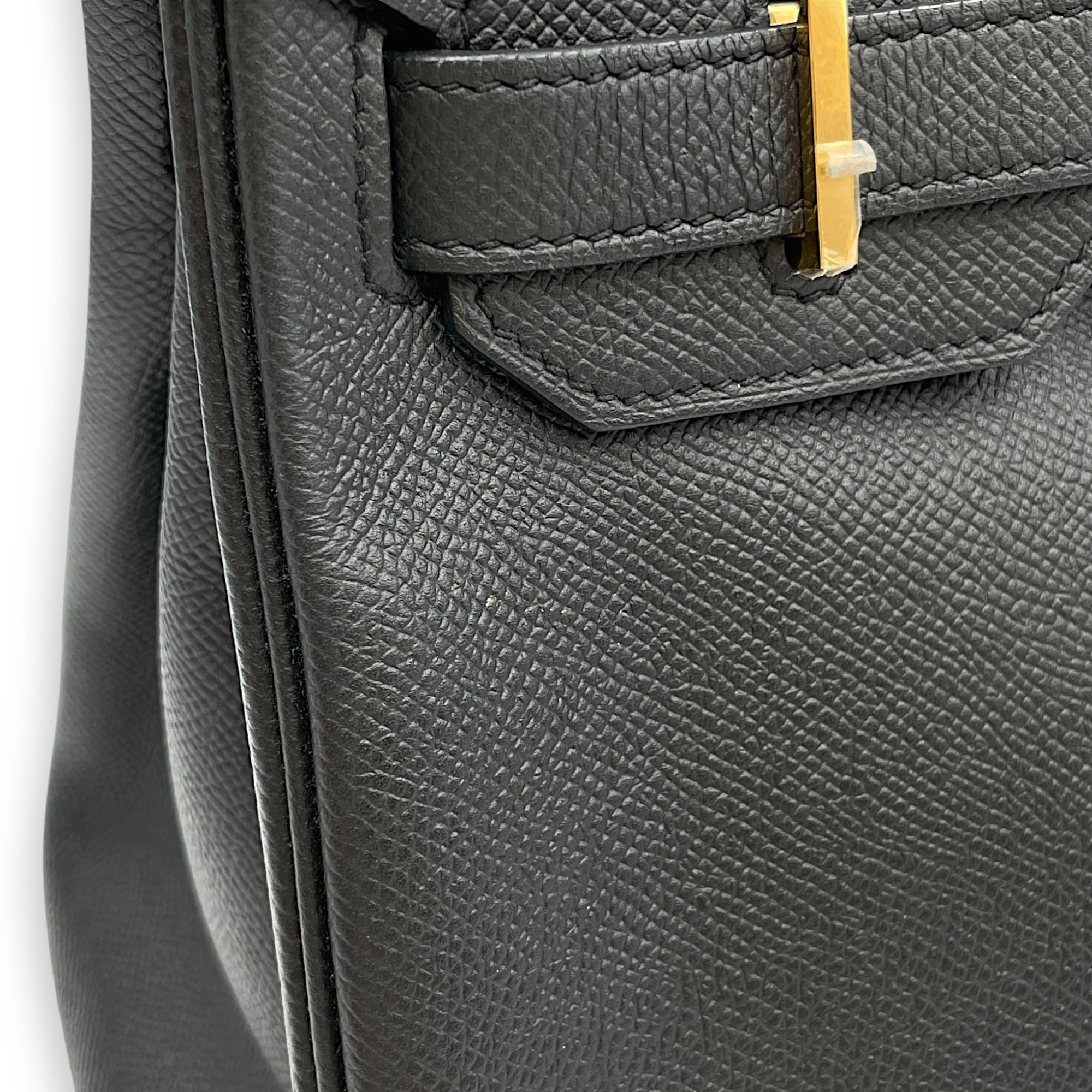 Birkin 30 Black in Epsom, Gold hardware