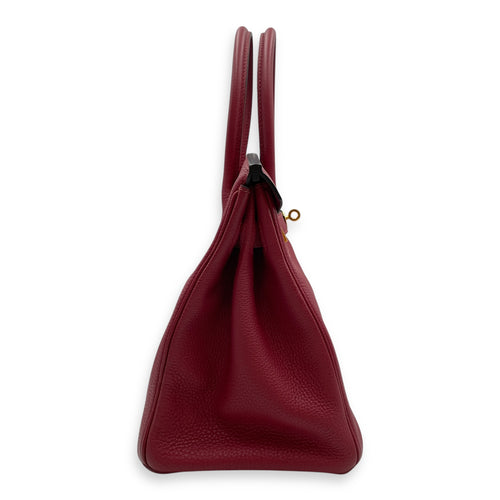 Birkin 30 Rouge Grenat in Togo, Gold hardware