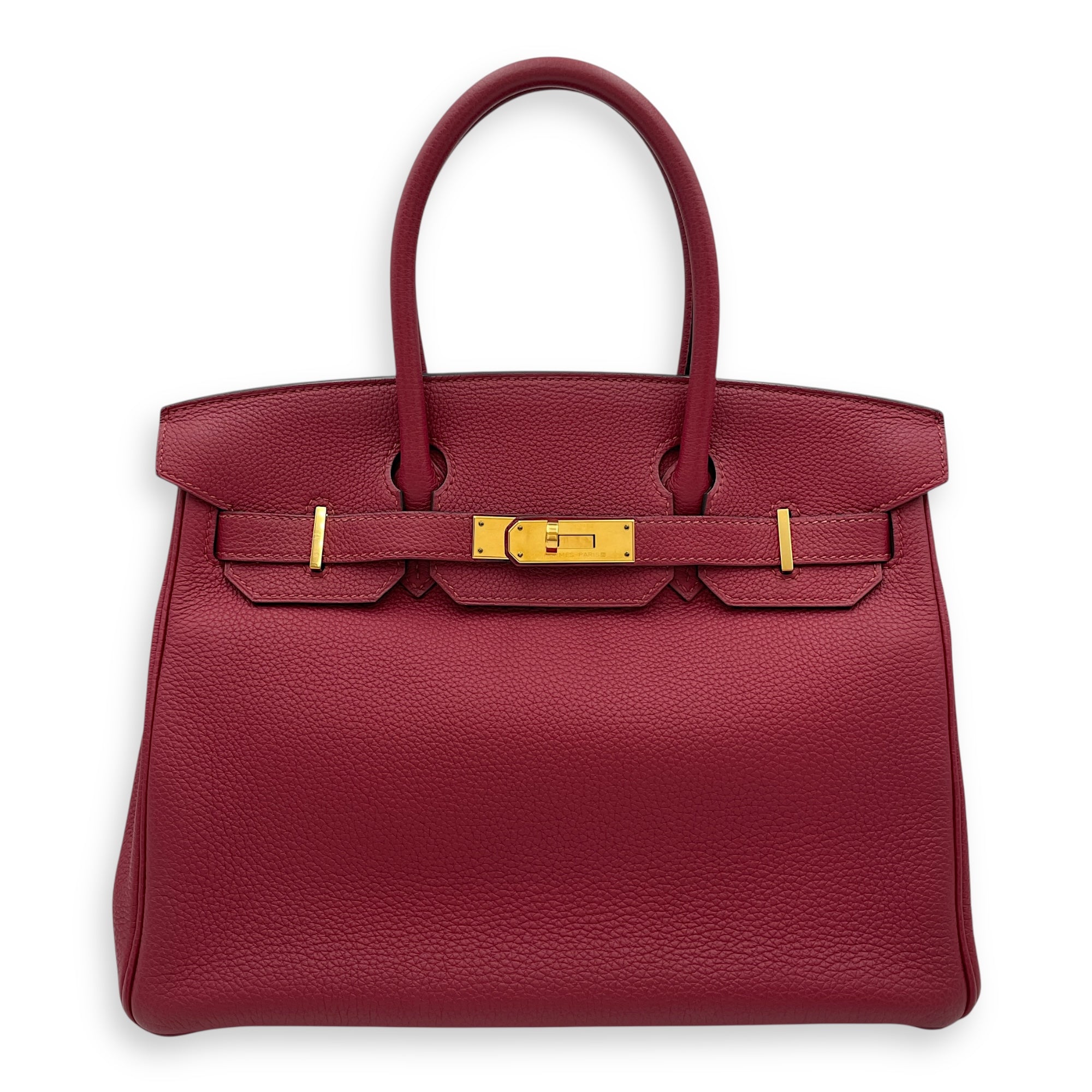 Birkin 30 Rouge Grenat in Togo, Gold hardware