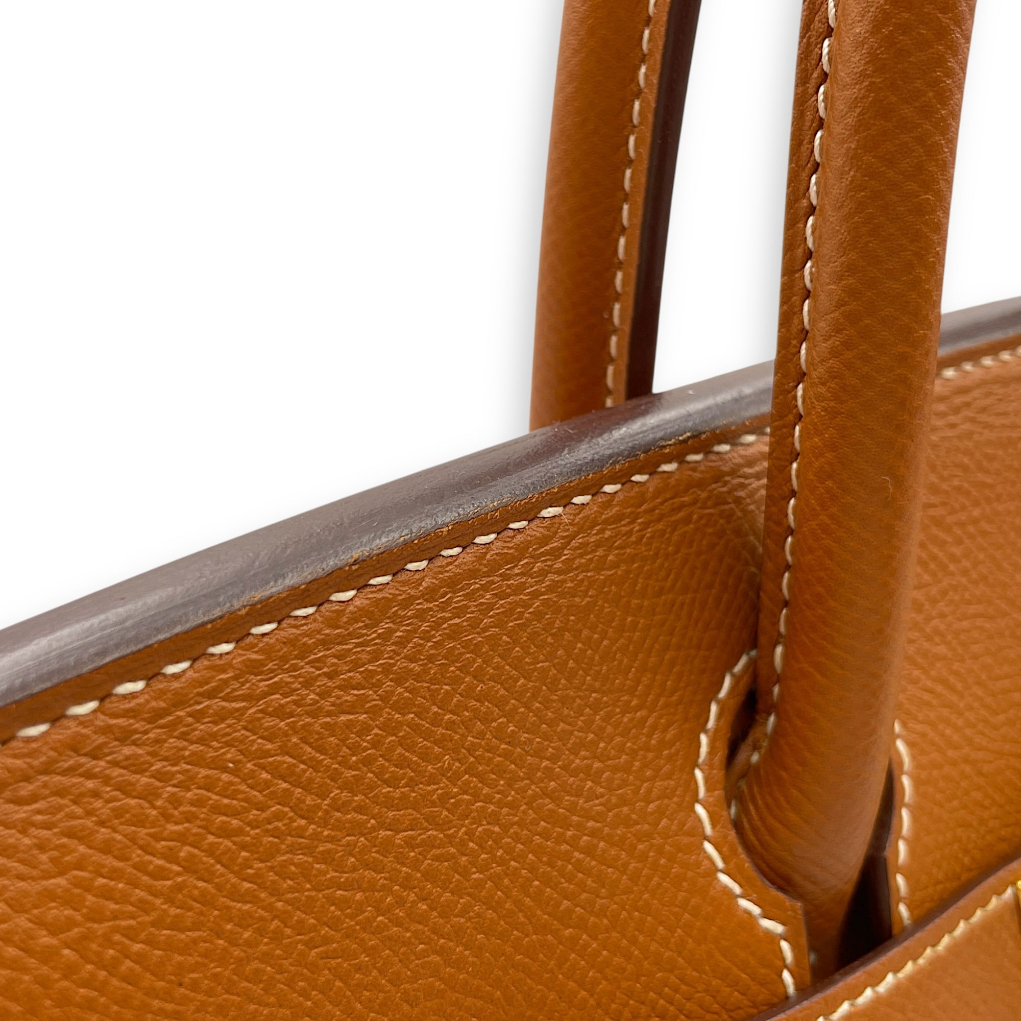 Birkin 30 Gold in Epsom, Gold hardware