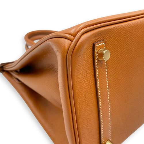 Birkin 30 Gold in Epsom, Gold hardware