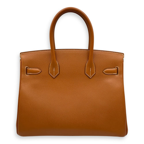 Birkin 30 Gold in Epsom, Gold hardware