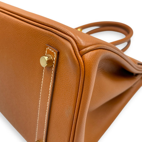 Birkin 30 Gold in Epsom, Gold hardware