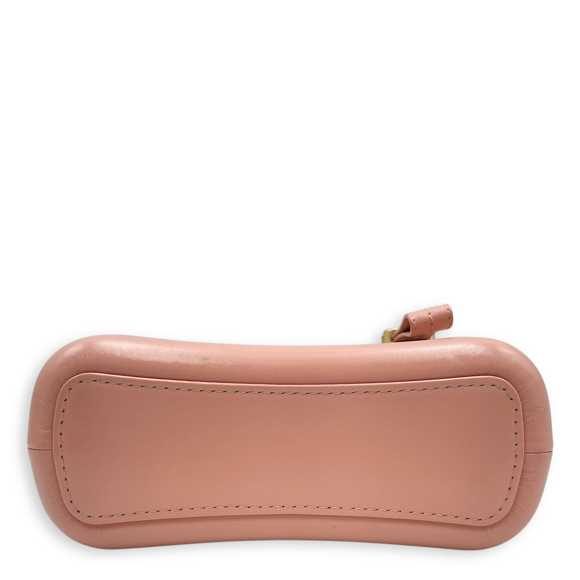 Gabrielle Small Pink Shoulder Bag in Calfskin, Tri tone hardware