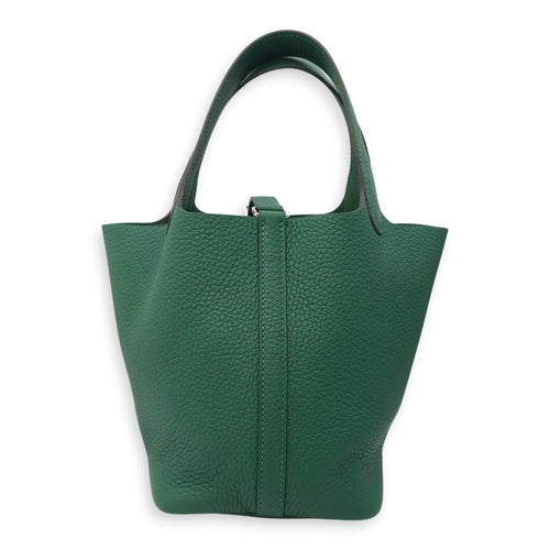 Picotin 18 Vert Moyen in Clemence, Palladium hardware