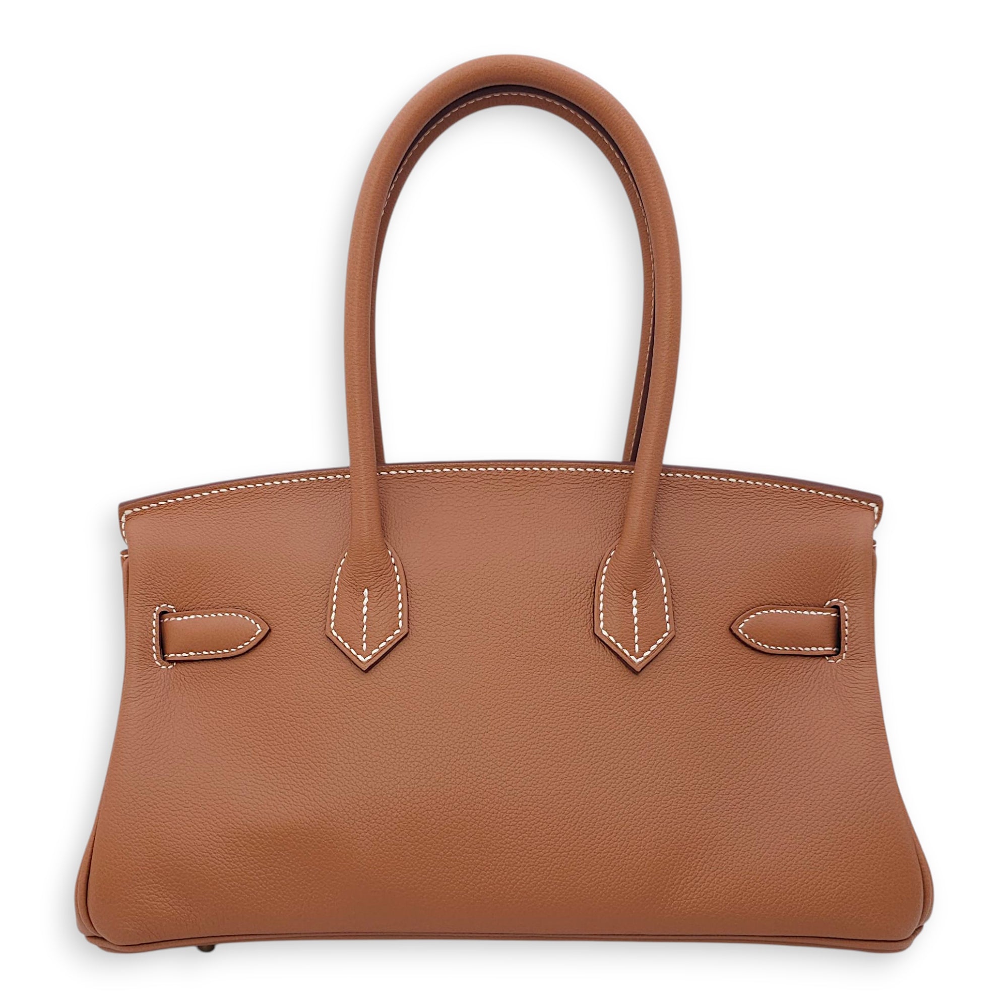 Shoulder Birkin 29 Gold in Evercolor, Gold hardware