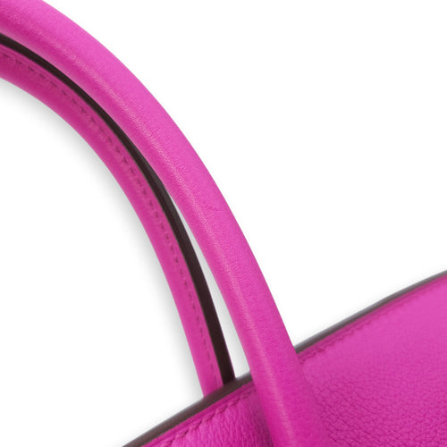 Birkin 30 Magnolia in Novillo, Palladium hardware