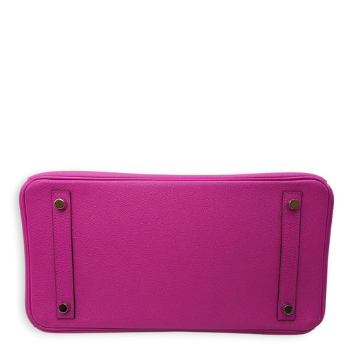 Birkin 30 Magnolia in Novillo, Palladium hardware