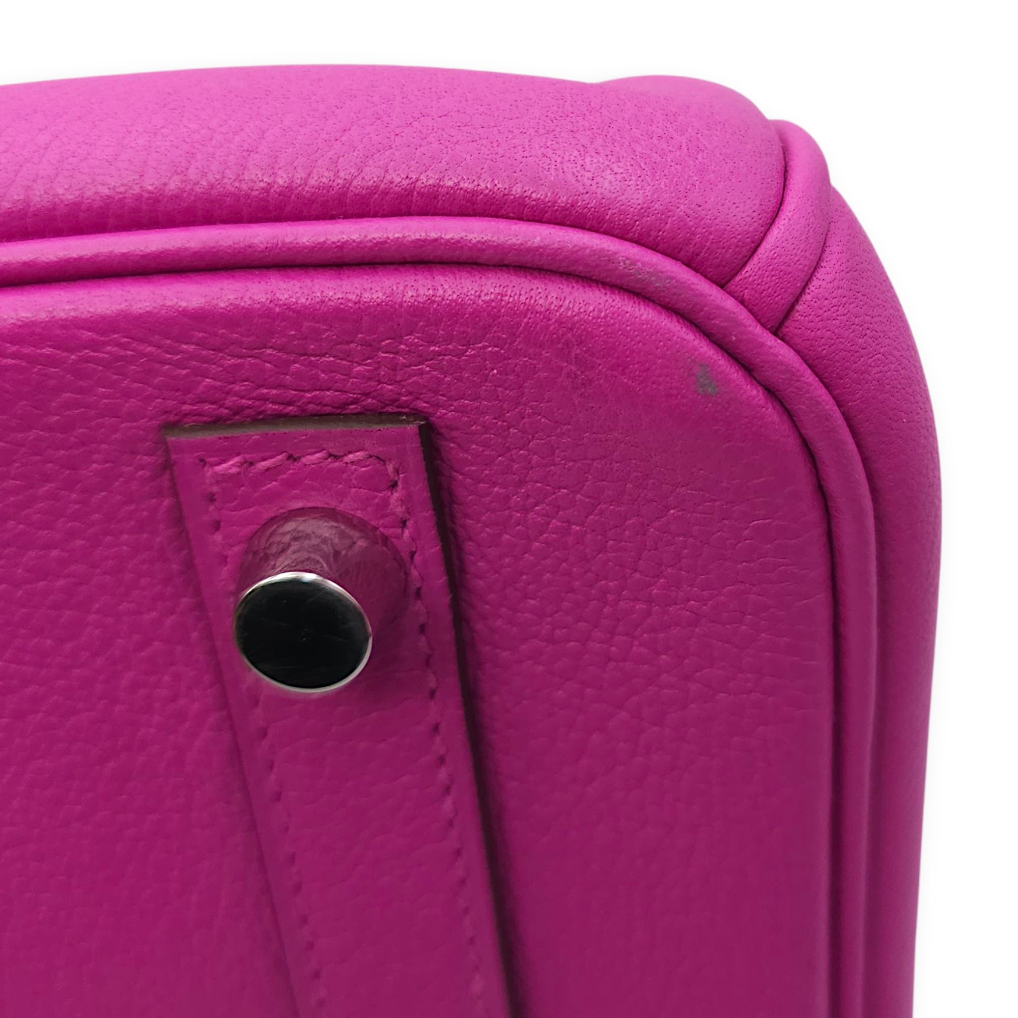 Birkin 30 Magnolia in Novillo, Palladium hardware