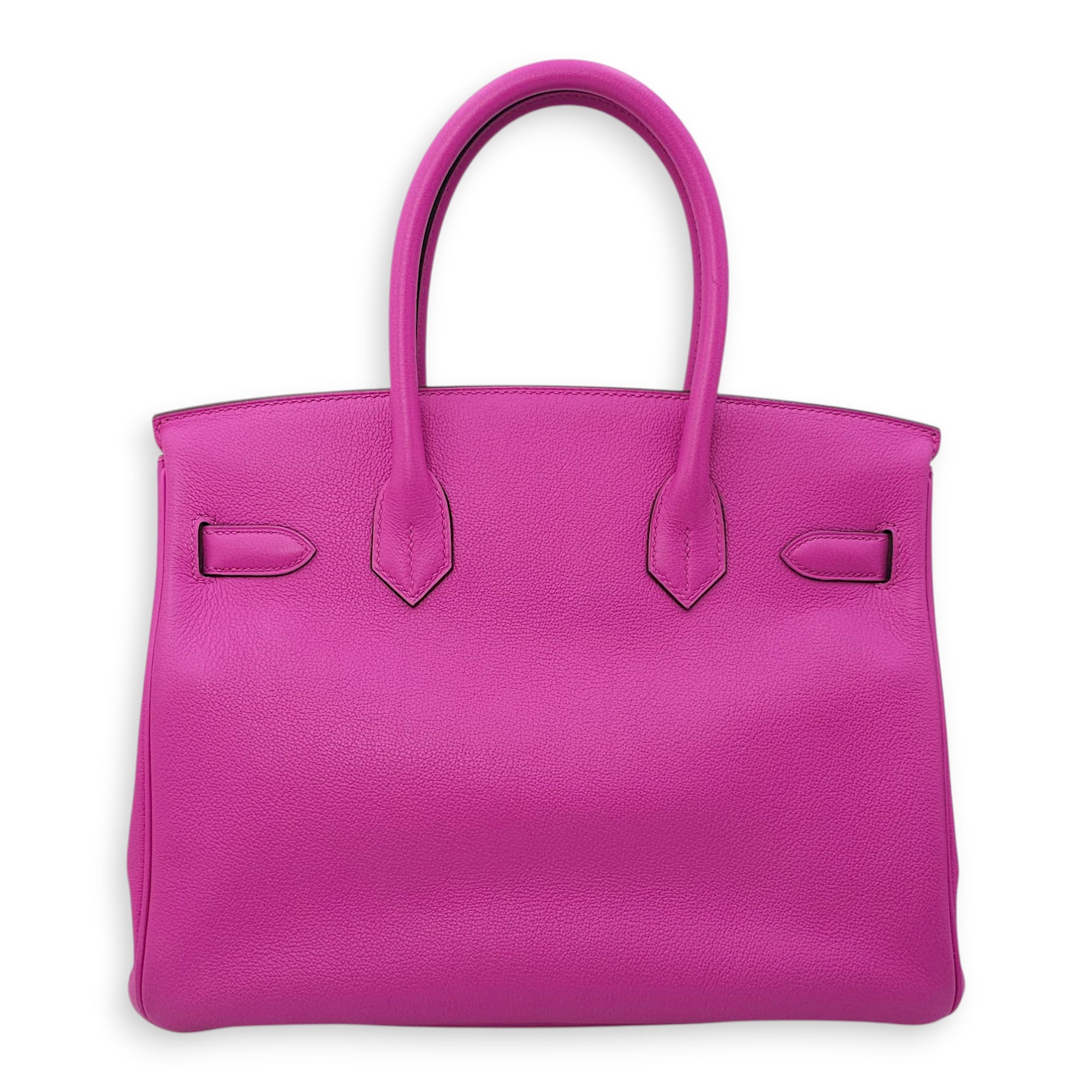 Birkin 30 Magnolia in Novillo, Palladium hardware