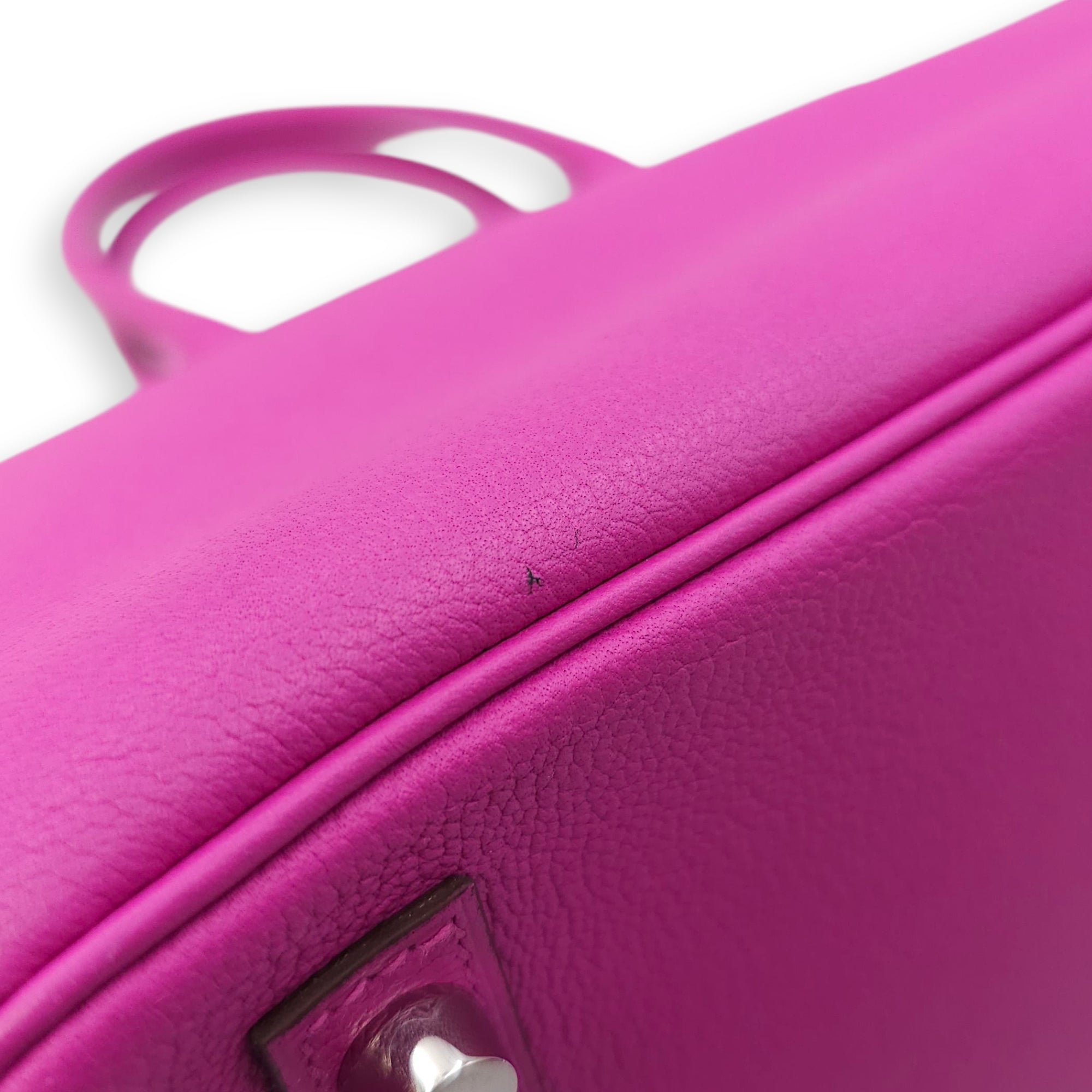 Birkin 30 Magnolia in Novillo, Palladium hardware