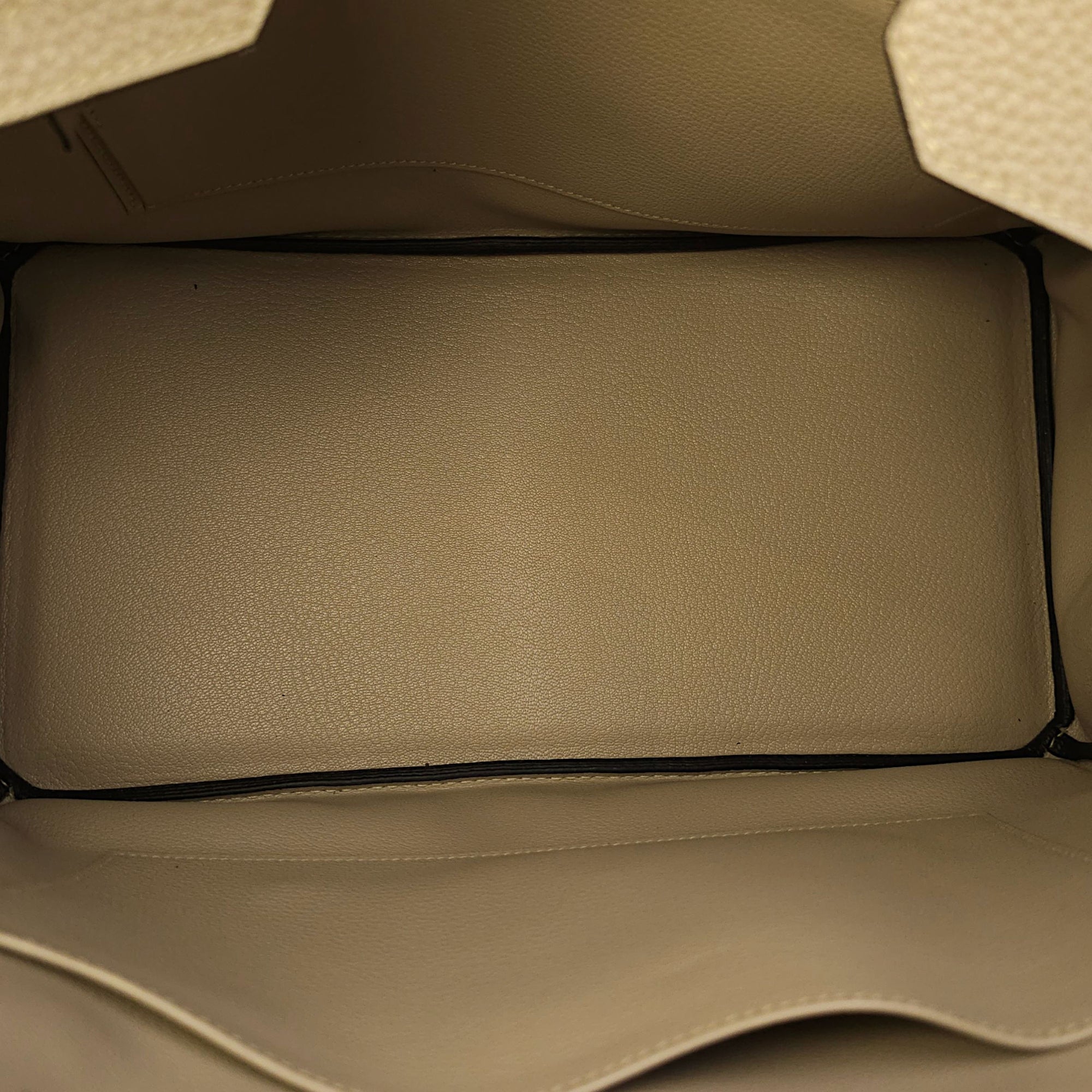 Birkin 35 Gris Tourterelle in Togo, Palladium hardware