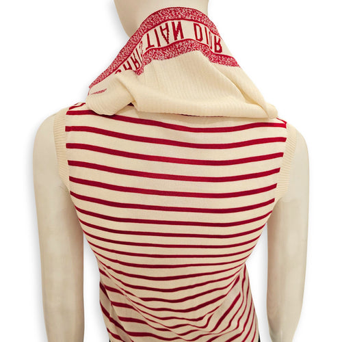Sleeveless Top 34 Red Ready-To-Wear in Silk