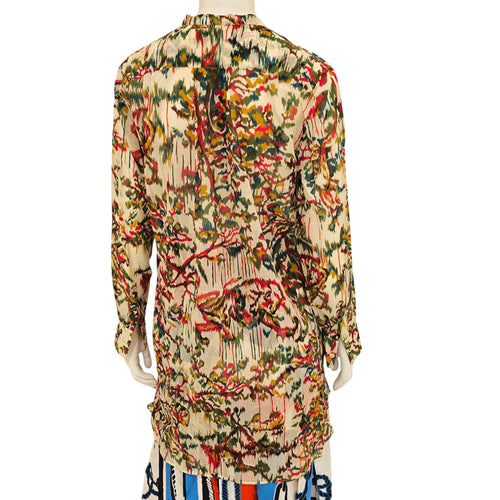 Long Shirt with Print 34 Multi-Colour Ready-To-Wear in Cotton