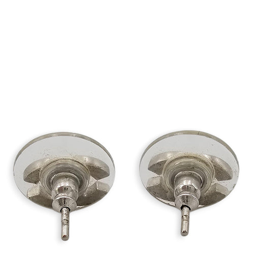 CC Studs Silver Earrings , Silver hardware