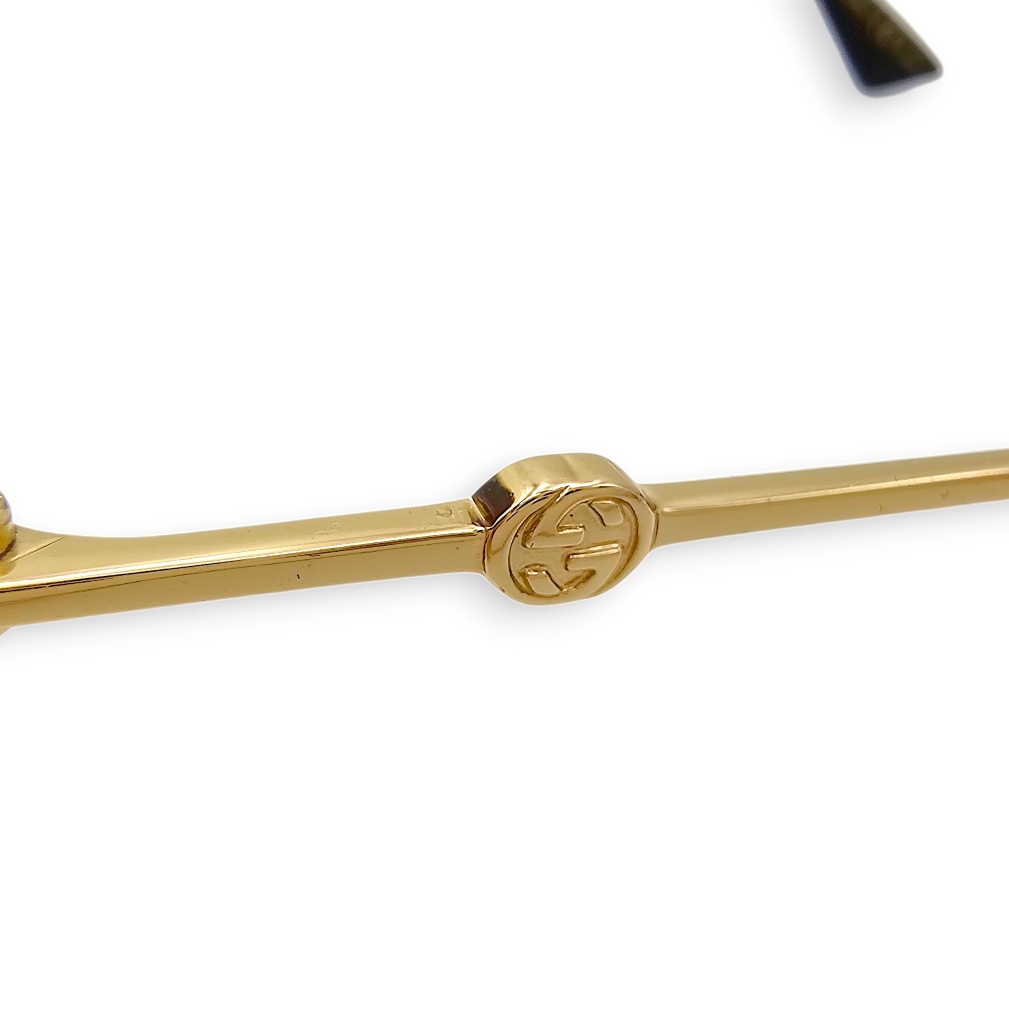 GG Green/Red Sunglasses, Gold hardware