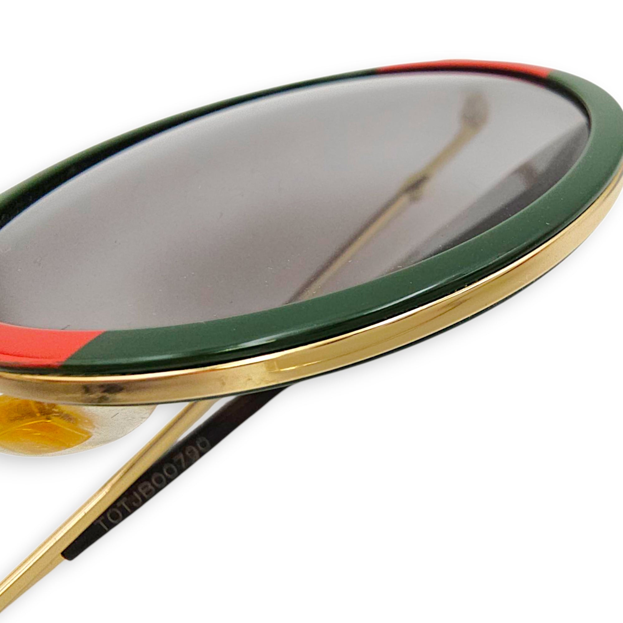 GG Green/Red Sunglasses, Gold hardware
