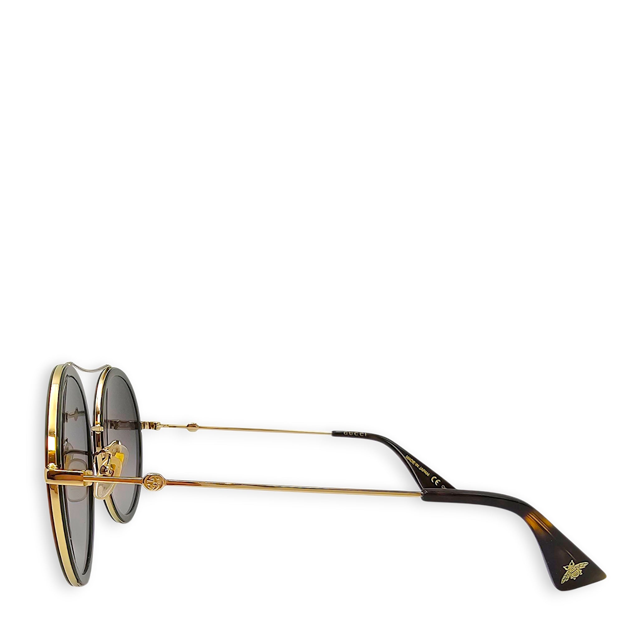 GG Green/Red Sunglasses, Gold hardware