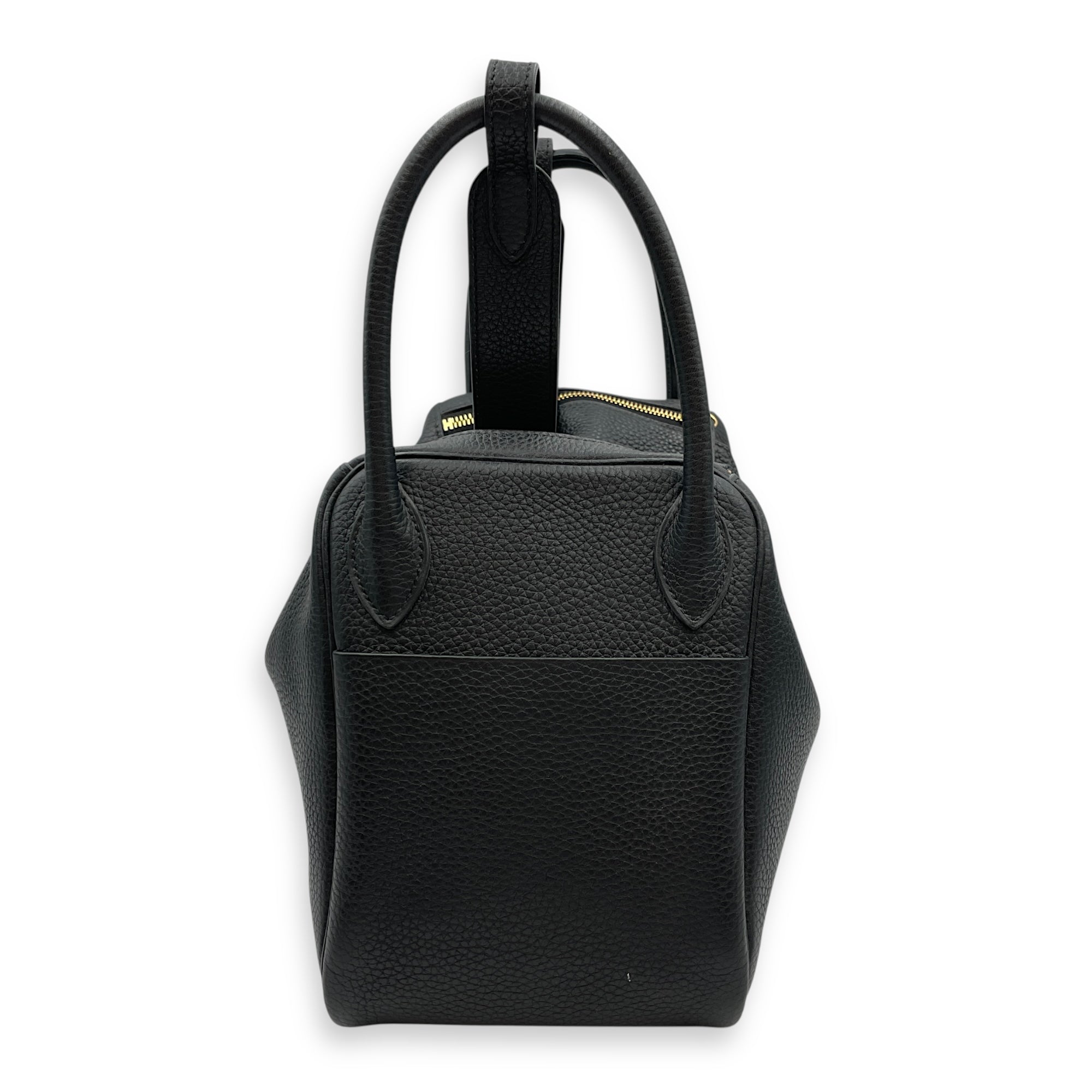 Lindy 30 Black in Clemence, Gold hardware