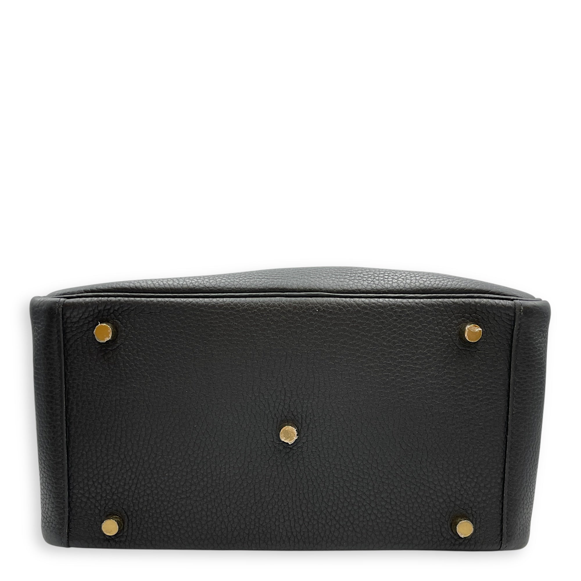 Lindy 30 Black in Clemence, Gold hardware