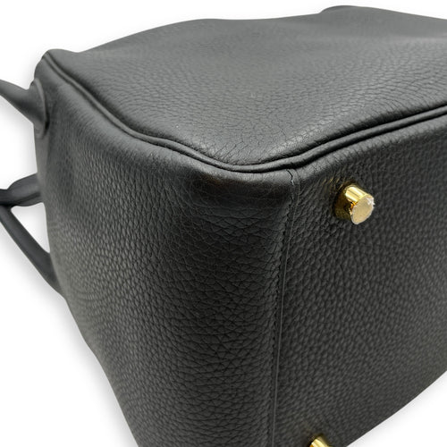 Lindy 30 Black in Clemence, Gold hardware