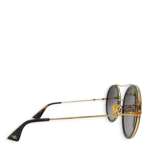 GG Green/Red Sunglasses, Gold hardware