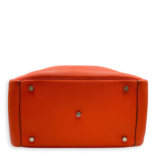 Lindy Verso 30 Orange Poppy/Bordeaux in Clemence, Palladium hardware