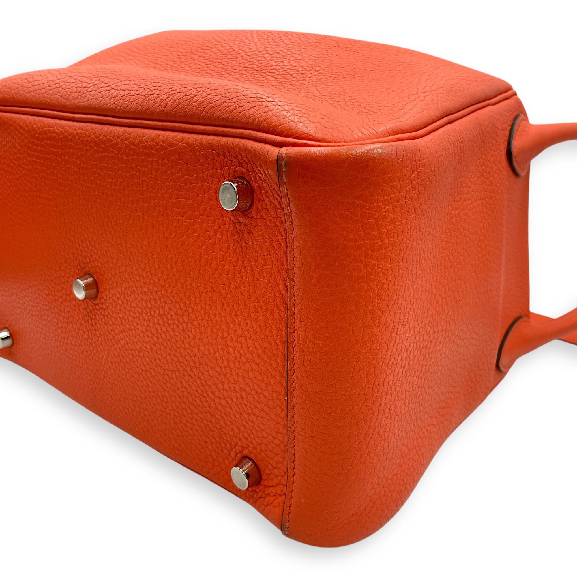 Lindy Verso 30 Orange Poppy/Bordeaux in Clemence, Palladium hardware