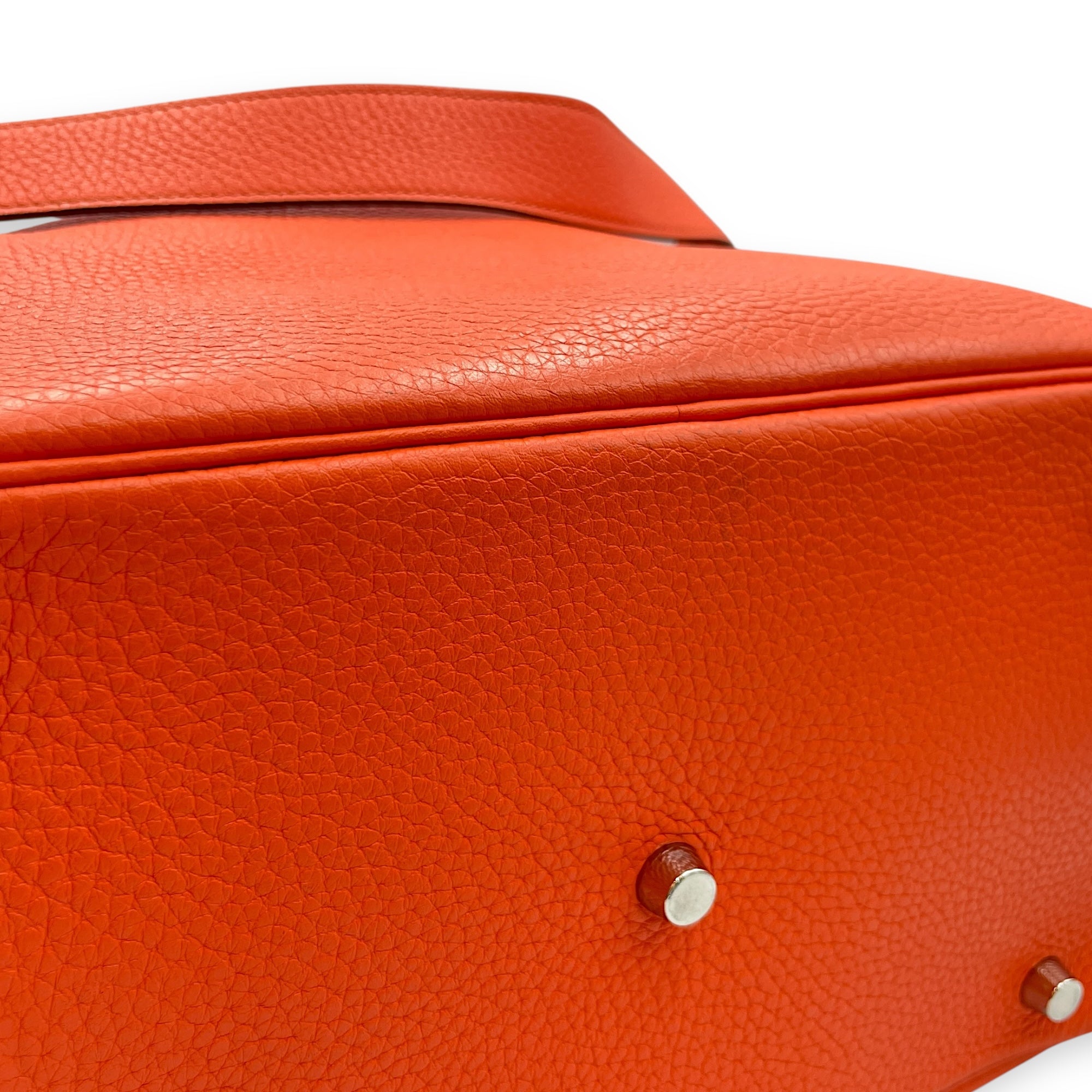 Lindy Verso 30 Orange Poppy/Bordeaux in Clemence, Palladium hardware