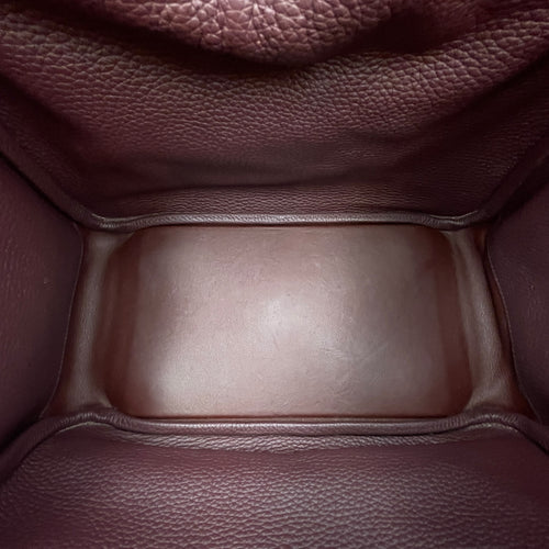 Lindy Verso 30 Orange Poppy/Bordeaux in Clemence, Palladium hardware
