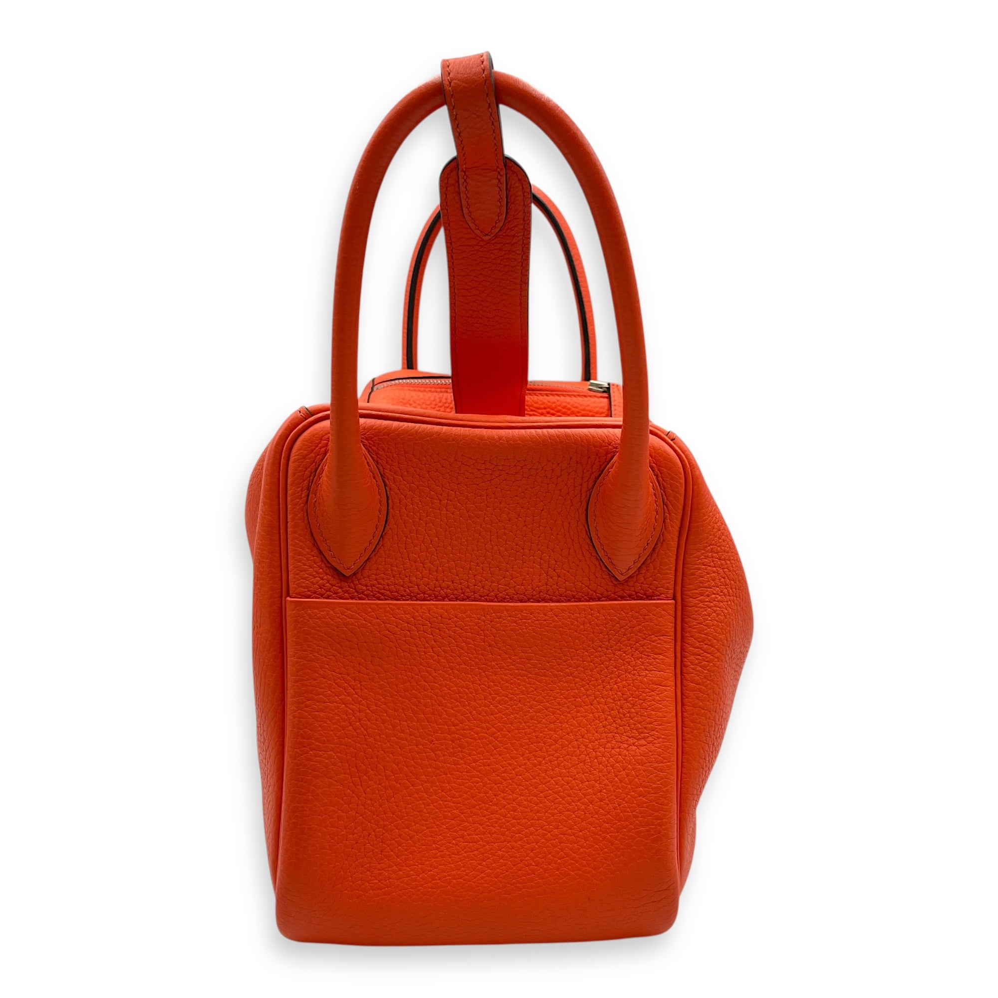 Lindy Verso 30 Orange Poppy/Bordeaux in Clemence, Palladium hardware