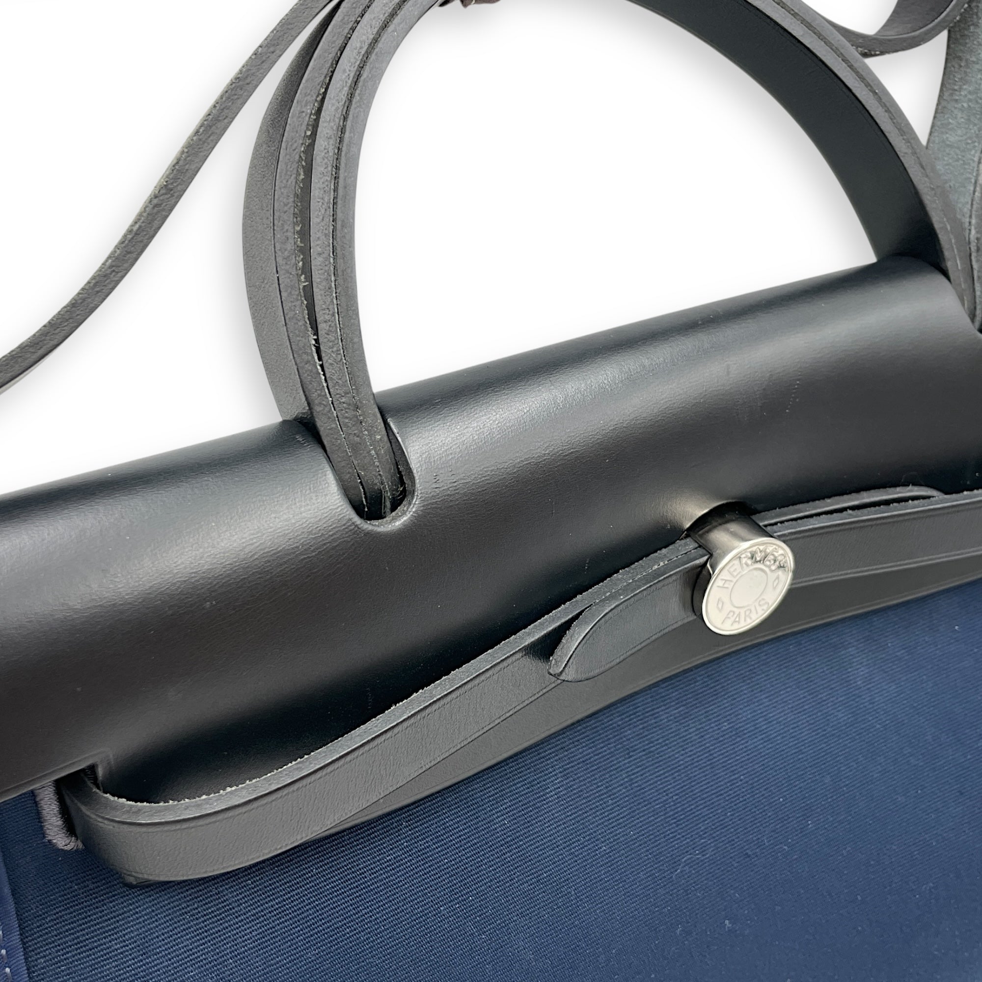 Herbag 31 Blue De Malte/Noir in Toile/Vache Hunter, Palladium hardware